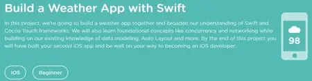Teamtreehouse - Build a Weather App with Swift