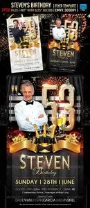 GraphicRiver - Steven's Birthday Flyer Template