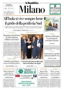 la Repubblica Milano - 5 Dicembre 2021