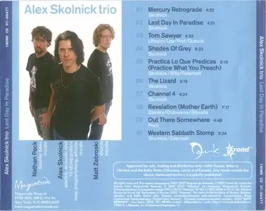 Alex Skolnick Trio - Last Day In Paradise (2007)