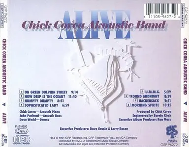 Chick Corea Akoustic Band - Alive (1991) {GRP 96272} [Repost]