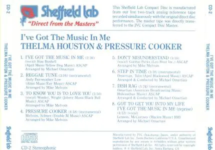 Thelma Houston and the Pressure Cooker : I've got the music in me (Sheffield Lab)