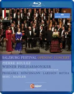 Pierre Boulez, Wiener Philharmoniker - Salzburg  Festival Opening Concert 2011: Berg, Mahler (2012) [Blu-Ray]