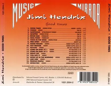 Jimi Hendrix - Good Times (1993)