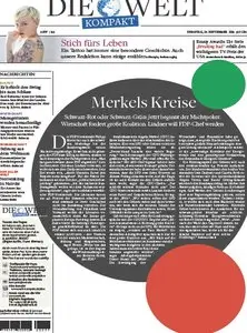 Die Welt Kompakt vom 24 September 2013