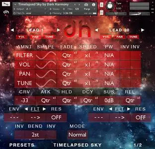 Dark Harmony Timelapsed Sky KONTAKT