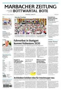 Marbacher Zeitung - 31. August 2017