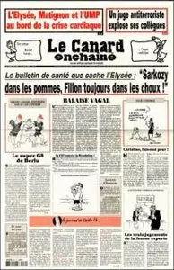 Le Canard Enchaîne du 29 Juillet au 04 Aout 2009.
