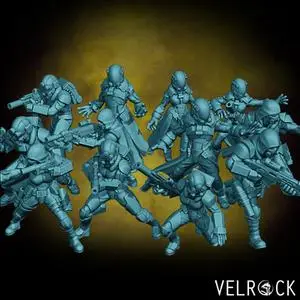 Velrock Art - Tempest Guardsmen Black Ops Unit