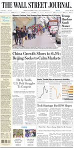 The Wall Street Journal - October 19, 2018