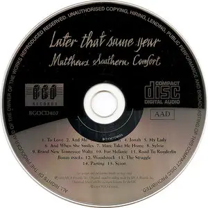 Matthews Southern Comfort - Later That Same Year (1970) Expanded Reissue 2008