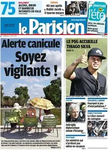 Le Parisien + Cahier Paris du Vendredi 17 Aout 2012