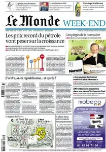 Le Monde et Suppléments du Samedi 18 Aout 2012