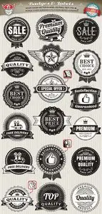 GraphicRiver 33 Vintage Labels and Badges