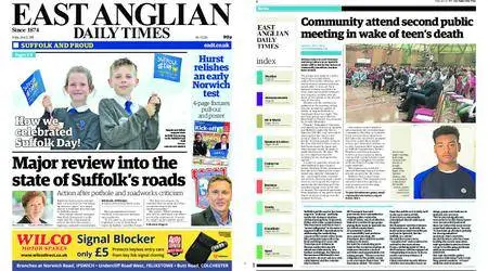 East Anglian Daily Times – June 22, 2018