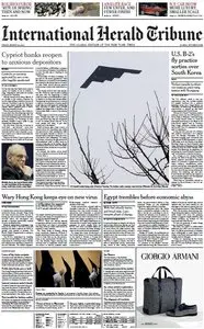 International Herald Tribune Asia from Friday, 29. March 2013