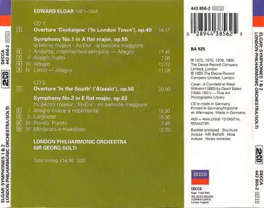 Georg Solti, London Philharmonic Orchestra - Elgar: Symphonies 1 & 2 (1995)