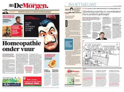 De Morgen – 18 juli 2019