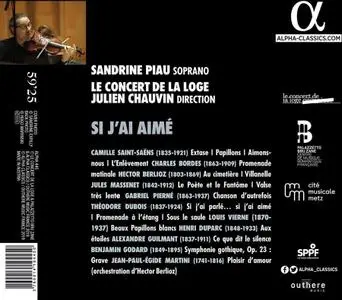 Sandrine Piau, Le Concert de la Loge, Julien Chauvin - Si j'ai aimé (2019)