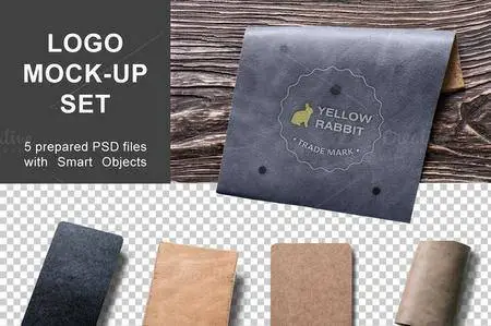 CreativeMarket - Logo Mockup Set - 5 PSD