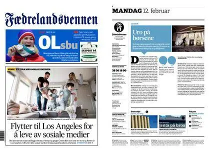 Fædrelandsvennen – 12. februar 2018