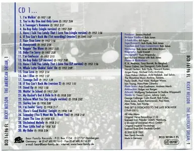 Ricky Nelson - The American Dream- The Complete Imperial And Verve 1957-1962 (2001) 6 CD  *Re-Up*