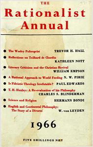 New Humanist - The Rationalist Annual, 1966