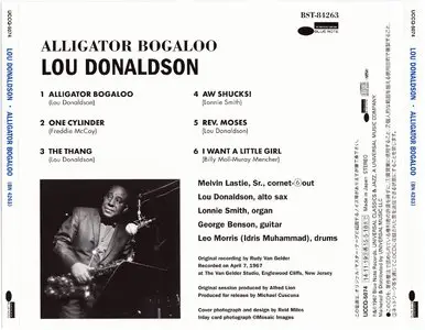 Lou Donaldson - Alligator Bogaloo (1967) {Blue Note Japan SHM-CD UCCQ-5074 rel 2014} (24-192 remaster)