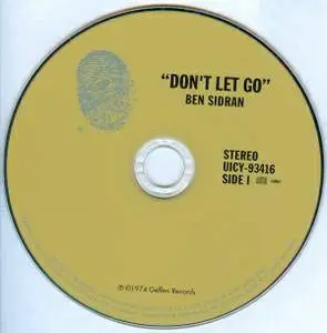 Ben Sidran - Don't Let Go (1974) {Blue Thumb Japan}