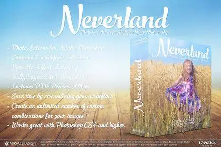 CreativeMarket - Actions for Photoshop / Neverland