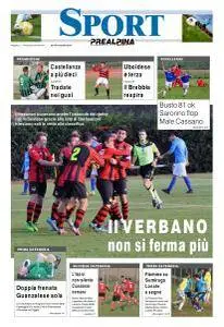 La Prealpina Sport - 14 Novembre 2016