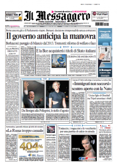 Il Messaggero 06/08/2011