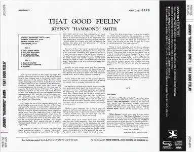 Johnny "Hammond" Smith - That Good Feelin' (1959) {2013 Japan Prestige New Jazz Chronicle SHM-CD HR Cutting Series}