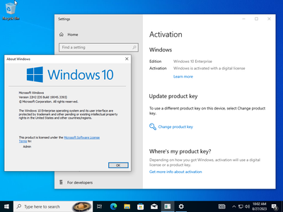 Windows 10 Enterprise 22H2 build 19045.3393 (x64) Preactivated Multilingual