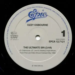 Ozzy Osbourne - Live Tracks (1986, 12" EP) (24/96 Vinyl Rip)