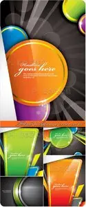 Abstract background vector set 015