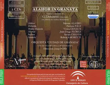 Josep Pons, Orquesta Ciudad de Granada, Vivica Genaux, Juan Diego Florez - Gaetano Donizetti: Alahor in Granata (1999)