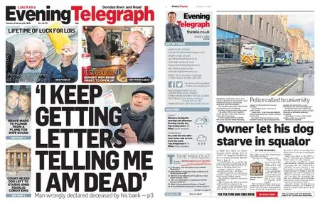 Evening Telegraph Late Edition – February 18, 2020