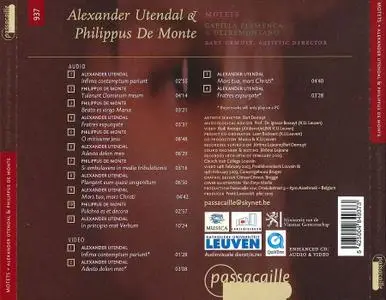 Bart Demuyt, Capilla Flamenca, Oltremontano - Alexander Utendal & Philippus de Monte: Motets (2003)