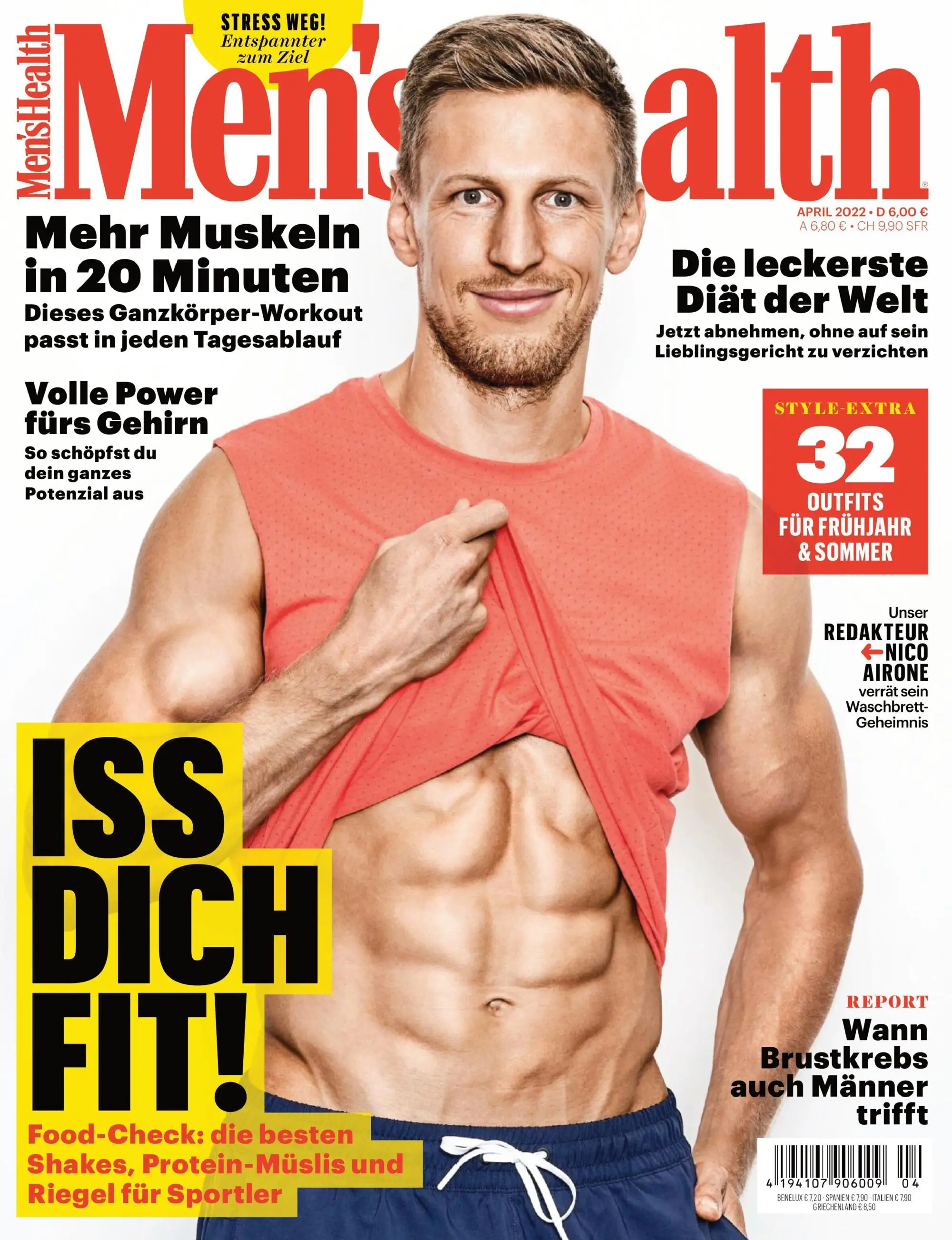 Men's health 4. Обложка men's Health Спартак.