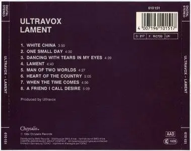 Ultravox - Lament (1984)