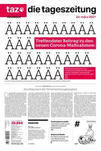 taz die tageszeitung - 24 März 2021