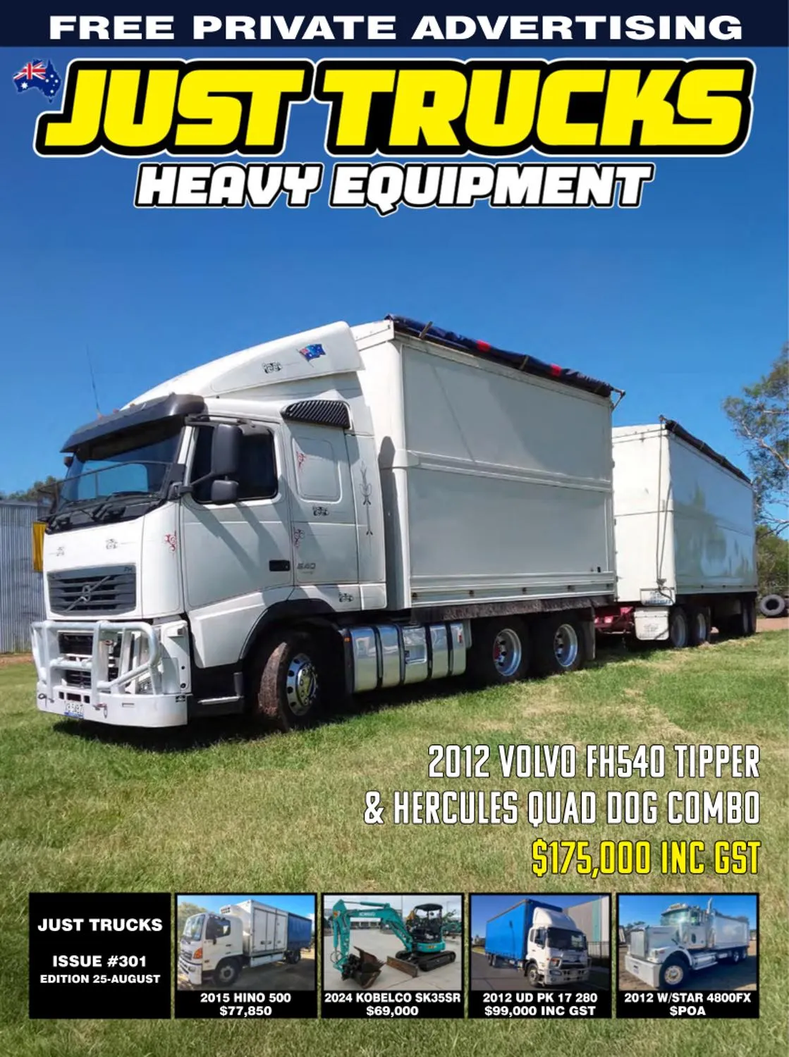 Just Trucks & Heavy Equipment - 1 August 2025