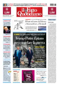 Il Fatto Quotidiano - 9 Agosto 2025