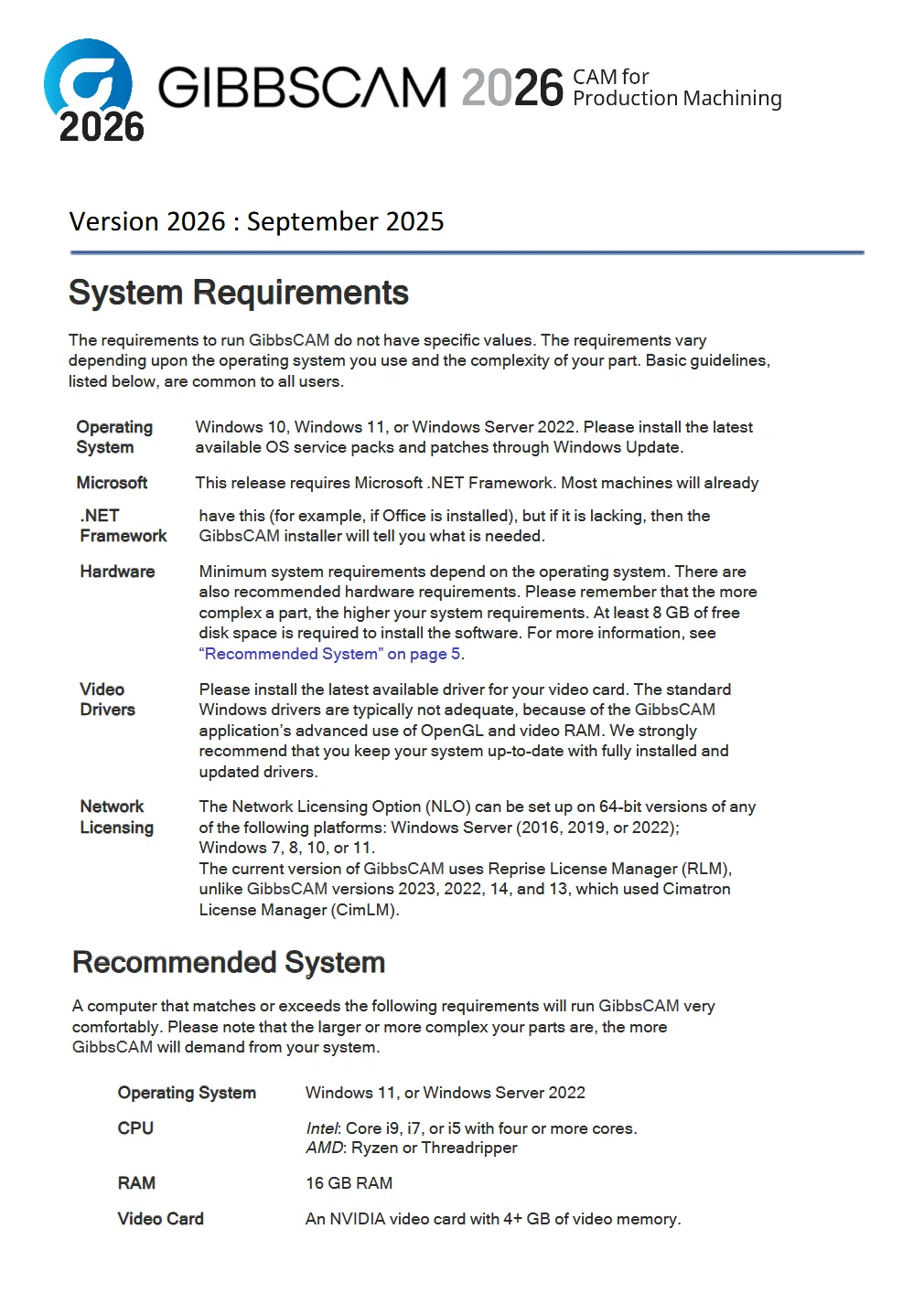 GibbsCAM 2026 (26.0.49.00)