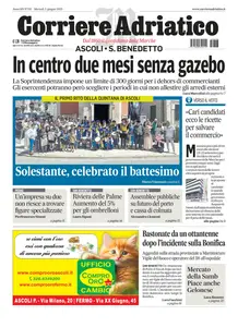 Corriere Adriatico Ascoli - 3 Giugno 2025
