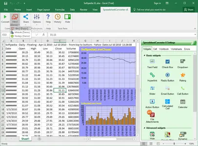 SpreadsheetConverter 11.4.10058 Beta