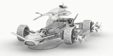 Senna Rally Fighter Concept 3D Model