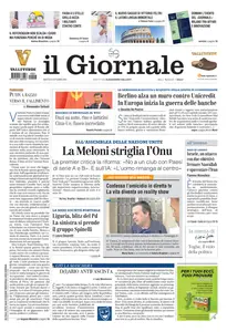 il Giornale - 24 Settembre 2024