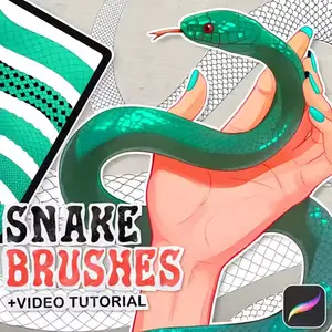 Snake Brushes for Procreate